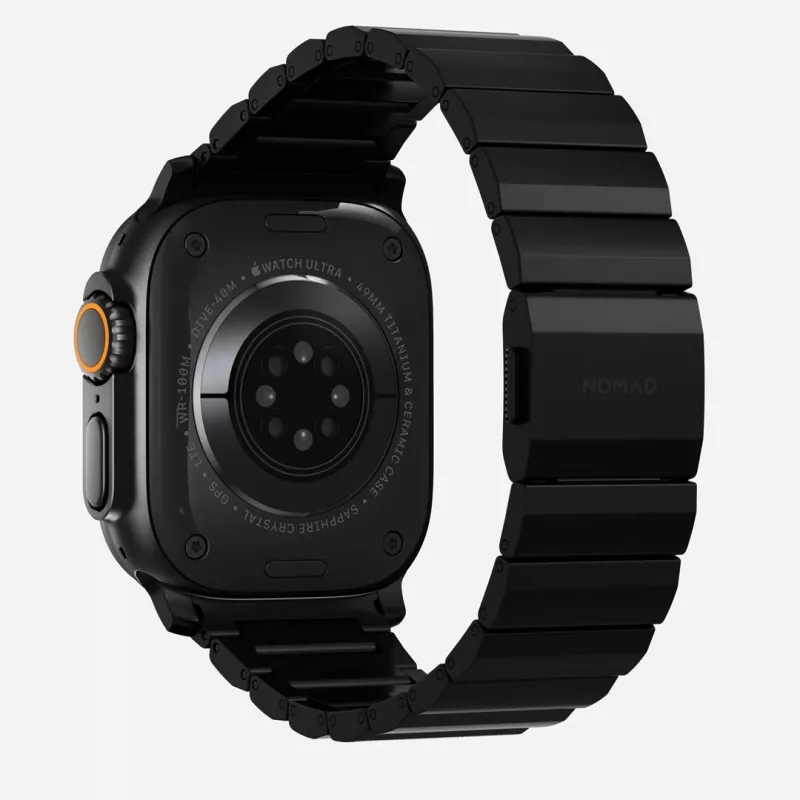 NOMAD Bracelete de titânio para Apple Watch 46/49mm Prateado