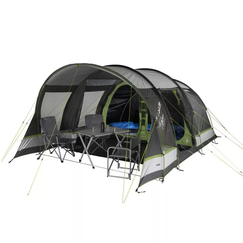 High Peak Garda 5.0 Tenda de túnel 4 pessoas Verde/Cinzento claro