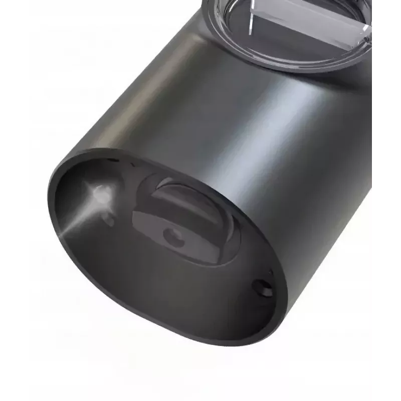 PROMIS MP35X2 Conjunto de moinhos elétricos de sal e pimenta com suporte, Aço inoxidável/Prateado, 2x 220 mm, mecanismo de cerâmica, a pilhas, luz LED