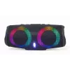 Gembird SPK-BT-LED-02 Coluna portátil Bluetooth para festas, 10 W, Preto