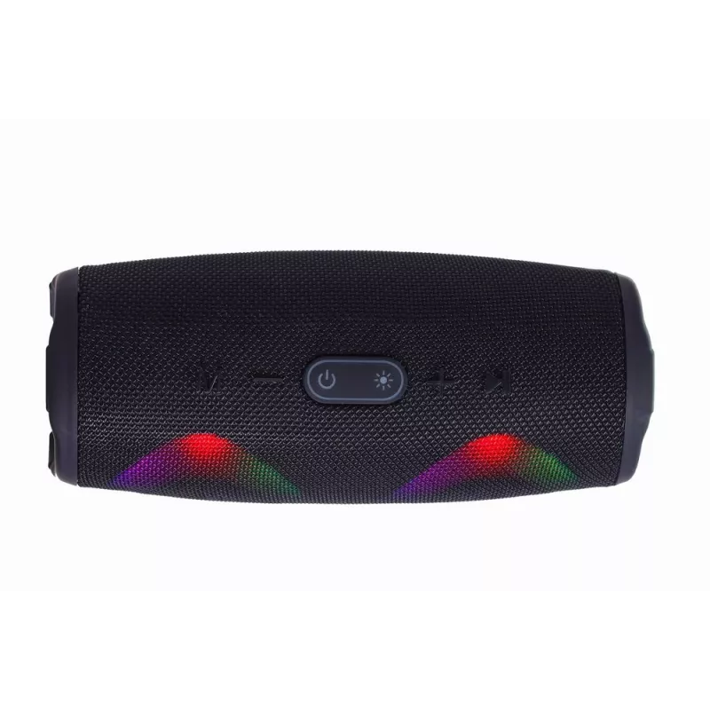 Gembird SPK-BT-LED-02 Coluna portátil Bluetooth para festas, 10 W, Preto
