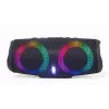 Gembird SPK-BT-LED-02 Coluna portátil Bluetooth para festas, 10 W, Preto
