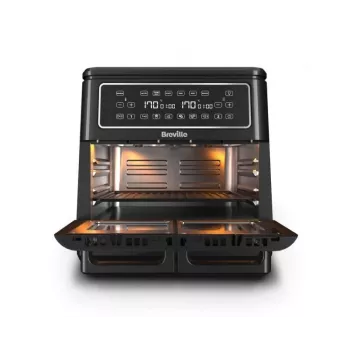 Breville VDF130X Fritadeira de ar quente, 5,5 l, 1700 W, Preto