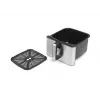 Breville VDF131X Fritadeira de ar quente, 1,25 kg, 1400 W, Preto/Prateado