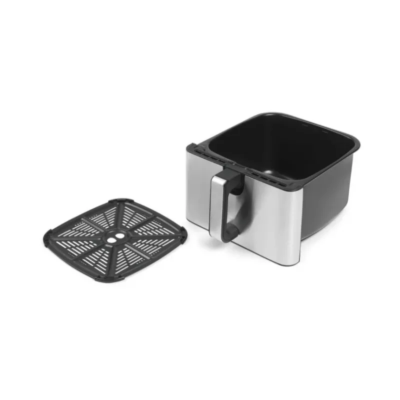 Breville VDF131X Fritadeira de ar quente, 1,25 kg, 1400 W, Preto/Prateado