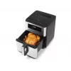 Breville VDF131X Fritadeira de ar quente, 1,25 kg, 1400 W, Preto/Prateado