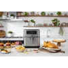 Breville VDF131X Fritadeira de ar quente, 1,25 kg, 1400 W, Preto/Prateado