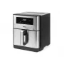 Breville VDF131X Fritadeira de ar quente, 1,25 kg, 1400 W, Preto/Prateado