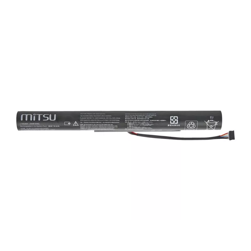 Bateria MITSU para Lenovo IdeaPad 100-15IBY 2200 mAh (24 Wh) 10,8-11,1 V