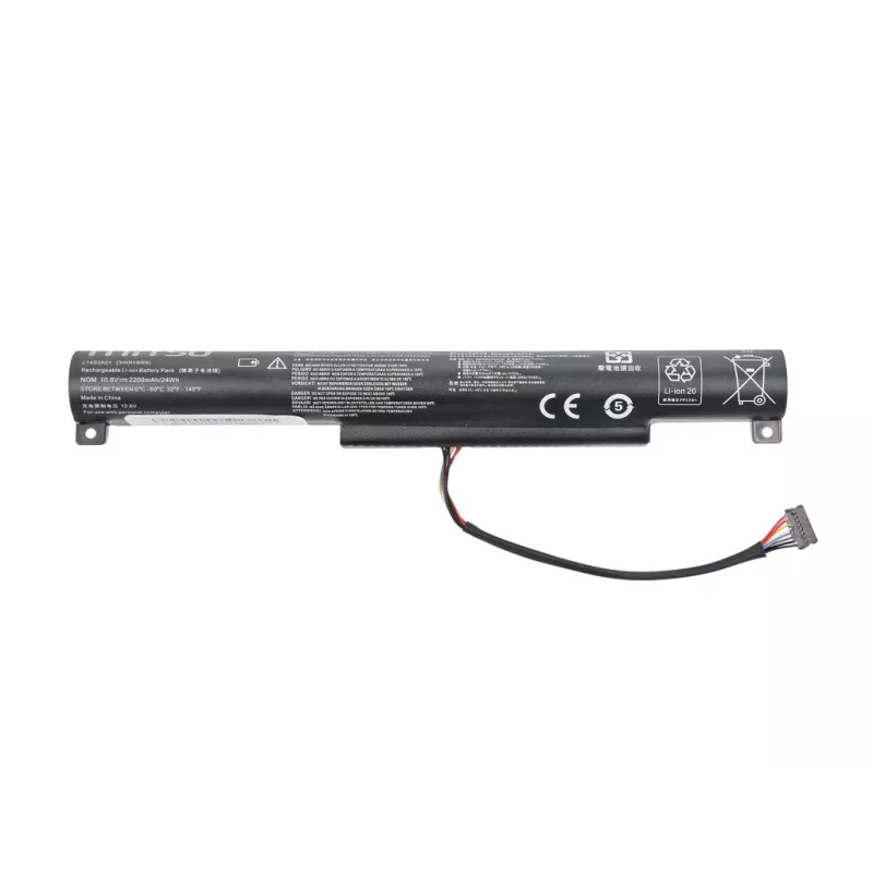 Bateria MITSU para Lenovo IdeaPad 100-15IBY 2200 mAh (24 Wh) 10,8-11,1 V