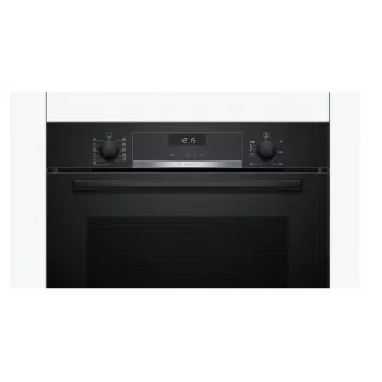 Forno de encastrar Bosch Serie 6 HBG557EB3 com autolimpeza por pirólise, 71L, preto