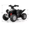 MILLY MALLY Quad Honda ATV a bateria preto