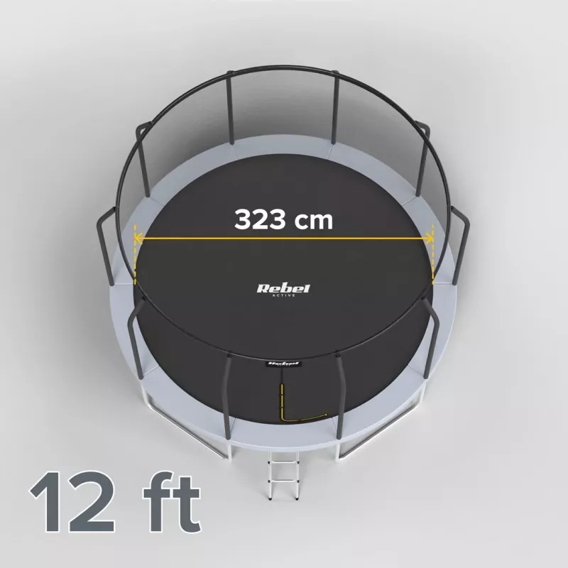 Trampolim REBEL ACTIVE TRAMPOLINE PRO 12FT/366CM