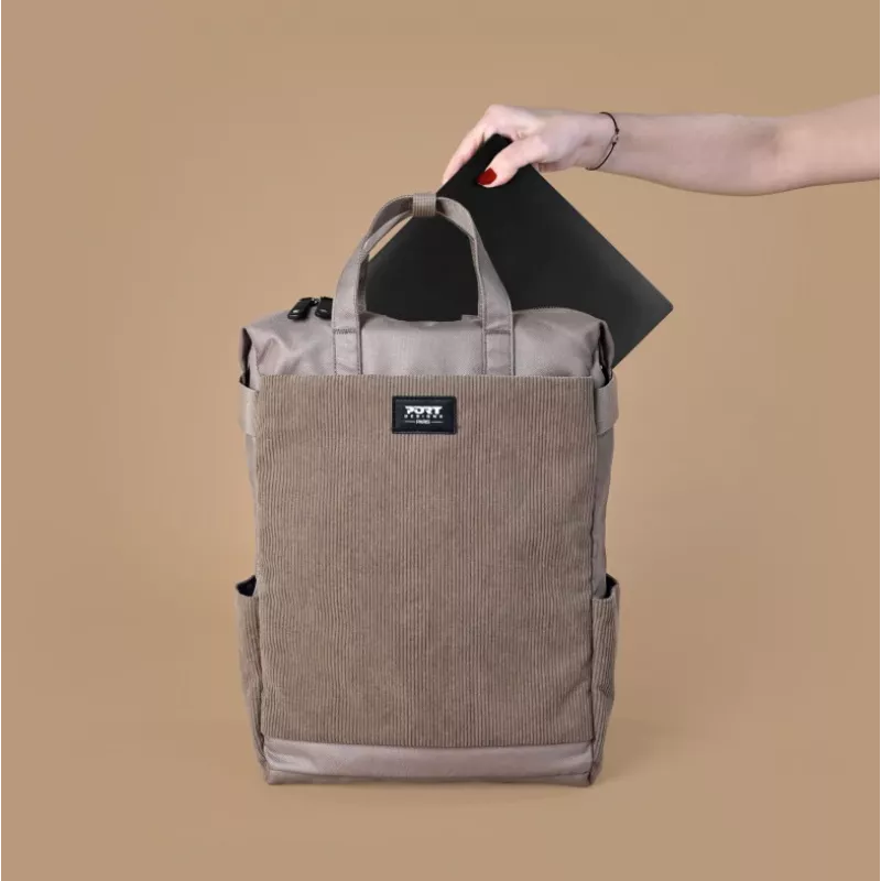 Mochila tote PORT DESIGNS Milano II Eco 14/16 polegadas castanho-deserto