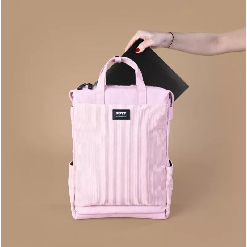 Mochila tote PORT DESIGNS Milano II Eco 14/16 polegadas rosa-claro