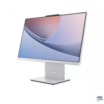 PC All-in-One Lenovo IdeaCentre AIO 24ILL11, Intel Core Ultra 5 226V, 23,8 polegadas FHD IPS antirreflexo 100Hz, 16 GB LPDDR5X-8533, 1 TB SSD, Intel Arc Graphics, webcam 5 MP, Windows 11, Cloud Grey