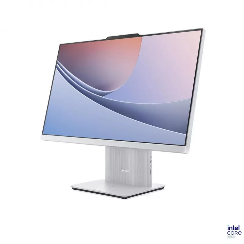 PC All-in-One Lenovo IdeaCentre AIO 24ILL11, Intel Core Ultra 5 226V, 23,8 polegadas FHD IPS antirreflexo 100Hz, 16 GB LPDDR5X-8533, 1 TB SSD, Intel Arc Graphics, webcam 5 MP, Windows 11, Cloud Grey