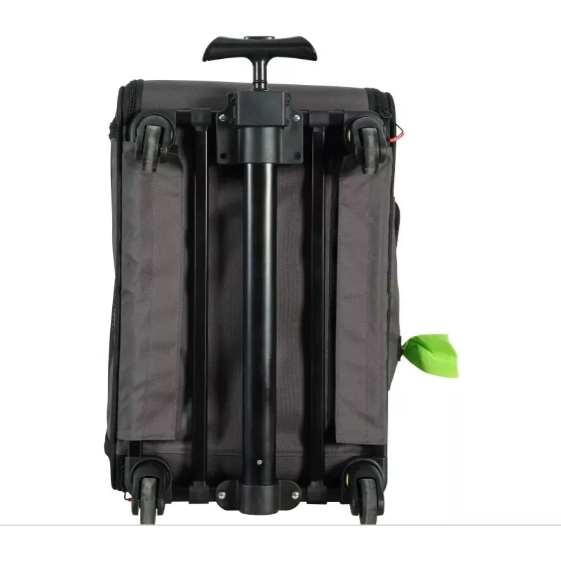 Transportadora com rodas ZOLUX NOMAD para cães e gatos 47x32x27 cm preta