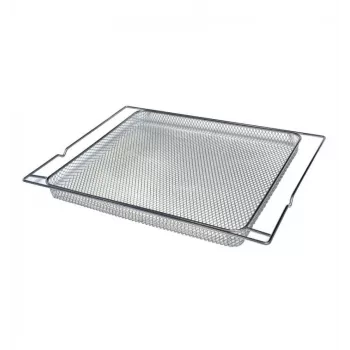 Placa grelhador MPM-AFY para fritadeira de ar quente - chapa perfurada em aço inoxidável, preta