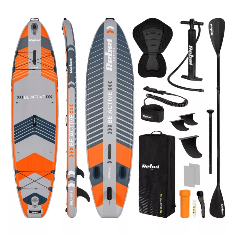 Prancha de SUP REBEL ACTIVE SUP BOARD PRO ORANGE RBA-4518
