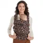 Porta-bebé MOMCOZY BC001 do recém-nascido à criança pequena algodão leopardo