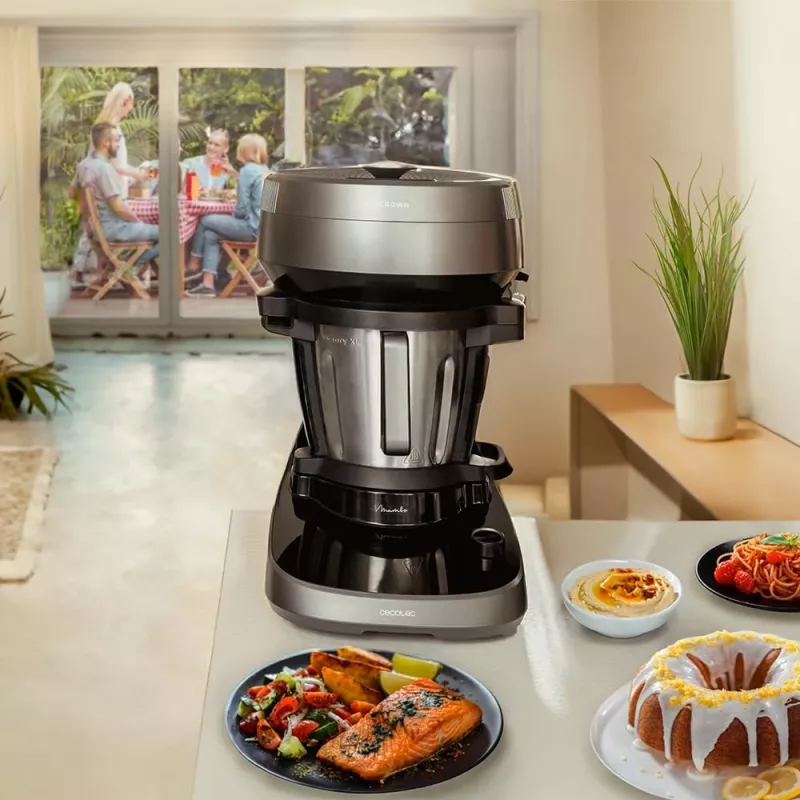 Robot de cozinha multifunções Cecotec Mambo CooKing Victory 1700 W 4,5 L preto/cinzento
