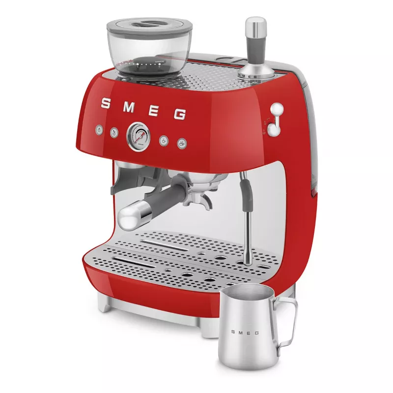 Máquina de café automática Smeg 50's Style EGF03RDEU vermelha