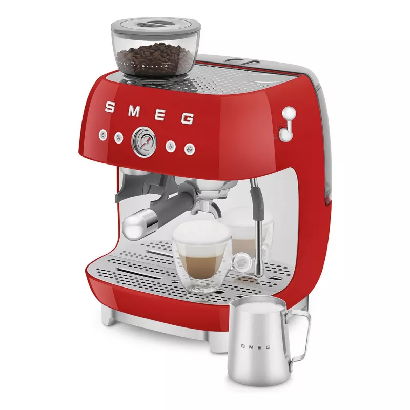 Máquina de café automática Smeg 50's Style EGF03RDEU vermelha