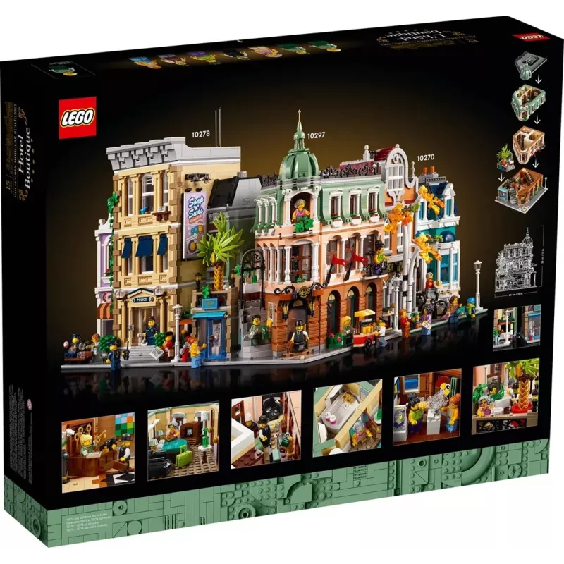 Conjunto de construção modular LEGO Icons 10297 Boutique Hotel (3066 peças)