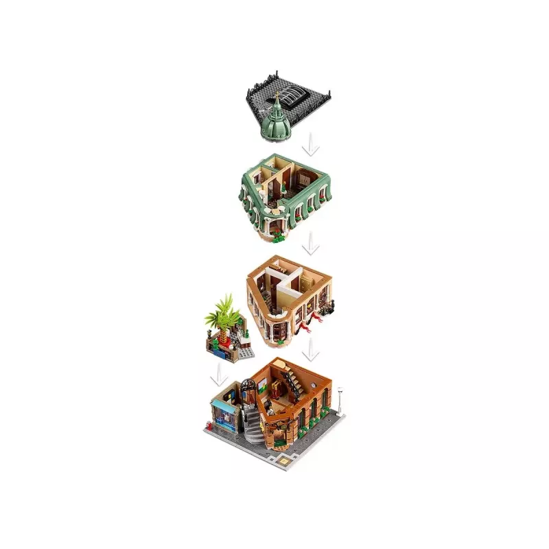 Conjunto de construção modular LEGO Icons 10297 Boutique Hotel (3066 peças)