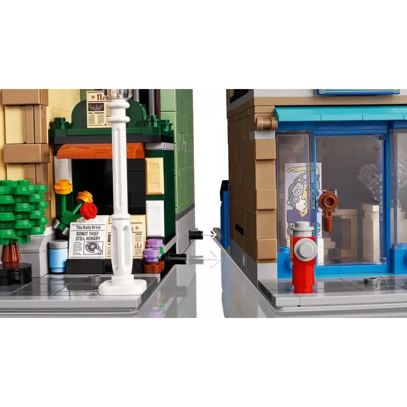 Conjunto de construção modular LEGO Icons 10297 Boutique Hotel (3066 peças)
