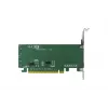 ICY DOCK EXLink MB308A Placa adaptadora PCIe 4.0 x16 NVMe com 2 x conectores SlimSAS 8i (SFF-8654) e Redriver