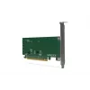 ICY DOCK EXLink MB308A Placa adaptadora PCIe 4.0 x16 NVMe com 2 x conectores SlimSAS 8i (SFF-8654) e Redriver