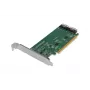 ICY DOCK EXLink MB308A Placa adaptadora PCIe 4.0 x16 NVMe com 2 x conectores SlimSAS 8i (SFF-8654) e Redriver