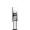 ONKRON FPRO2L-20-B Carrinho de TV móvel para televisor 55-100 polegadas, preto