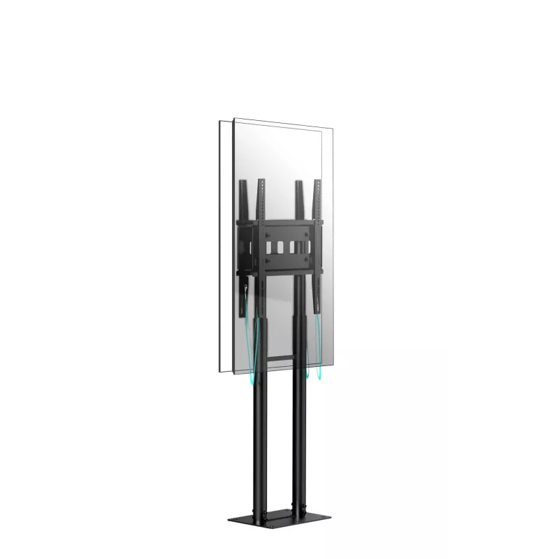 ONKRON FPRO2L-20-B Carrinho de TV móvel para televisor 55-100 polegadas, preto