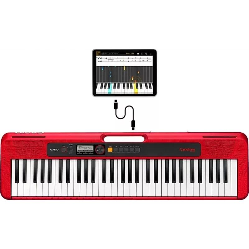 Casio CT-S200 Teclado MIDI 61 teclas USB vermelho