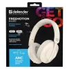 Defender Auscultadores Bluetooth Freemotion B485 ANC bege