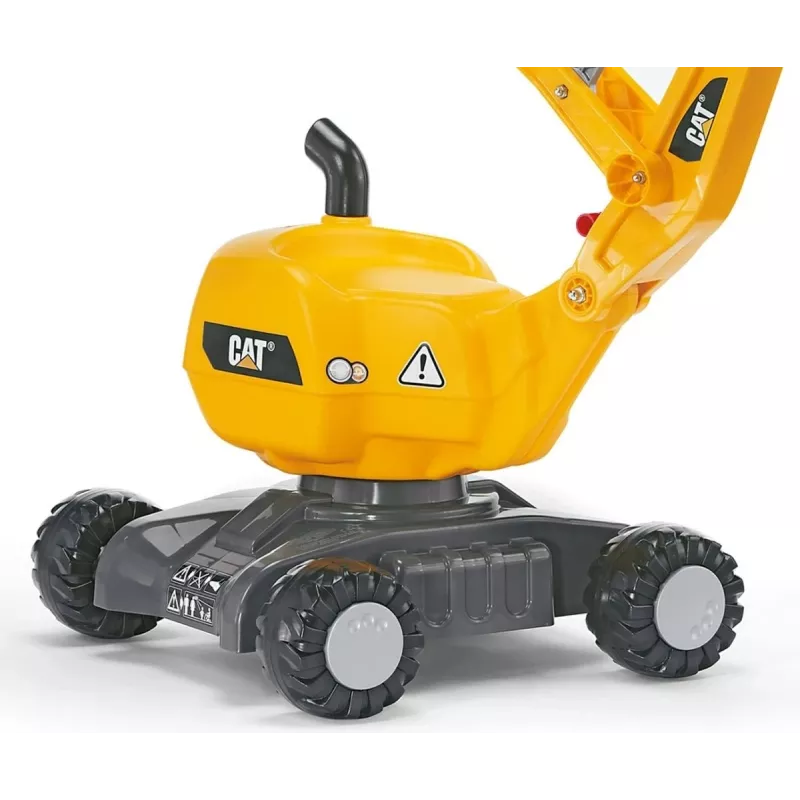 MILLY MALLY Rolly Toys Digger CAT Brinquedo de passeio escavadora