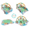 MILLY MALLY Tapete de atividades 4 em 1 selva, piscina seca, parque