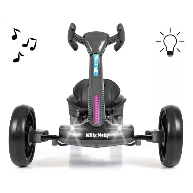 MILLY MALLY Go-kart elétrico Bolt preto