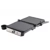 ELDOM GK200 GRILO Grelhador de contacto 2000W com termostato regulável, placas antiaderentes, preto/prateado