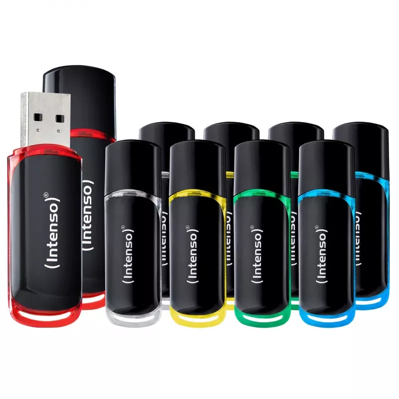 Intenso Business Line Pen drive USB 2.0 8GB pack de 10 (cores variadas)