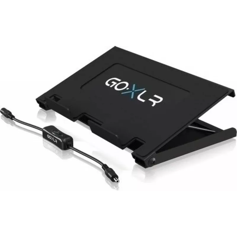 TC Helicon GO XLR Desk Stand – Suporte de mesa para GO XLR, preto, aço
