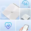 Balança corporal multifunções AWEI SS1 com Bluetooth 5.0, branco