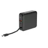 Powerbank de carregamento rápido Gembird PB10-WPC15-LCD-01 com carregador sem fios, 20 W, 10000 mAh, preto