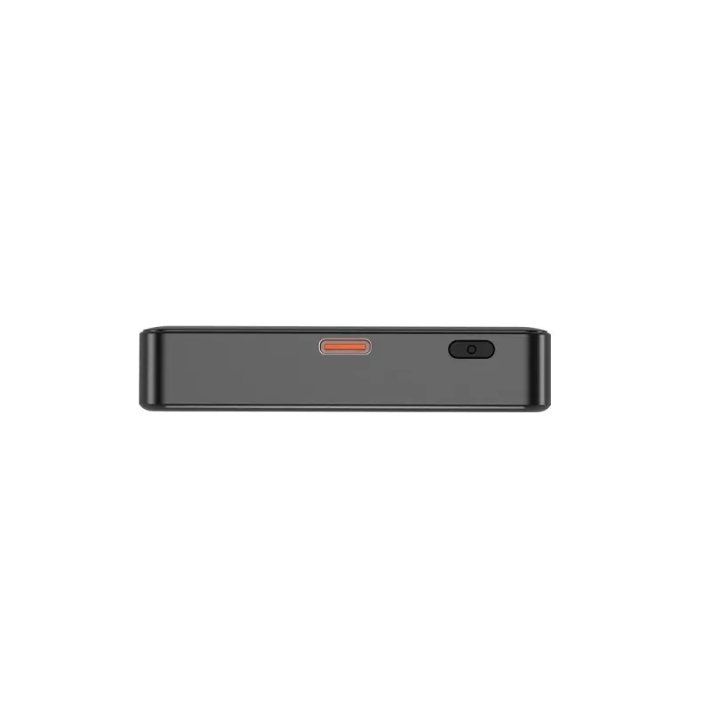 Powerbank magnética sem fios Gembird PB10-WPC15M-LCD-01 com LCD, 15W, 10000 mAh, preto