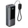 Powerbank compacta de carregamento rápido Gembird PB10-PD20-LCD-02 com ecrã LCD, 20W, 10000 mAh, Space Grey