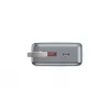 Powerbank de carregamento rápido Gembird PB20-PD65-LCD-01 com cabos integrados, 65W, 20000 mAh, preto