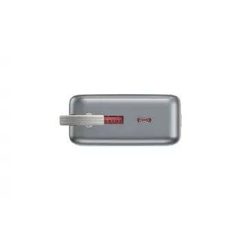 Powerbank de carregamento rápido Gembird PB20-PD65-LCD-01 com cabos integrados, 65W, 20000 mAh, preto
